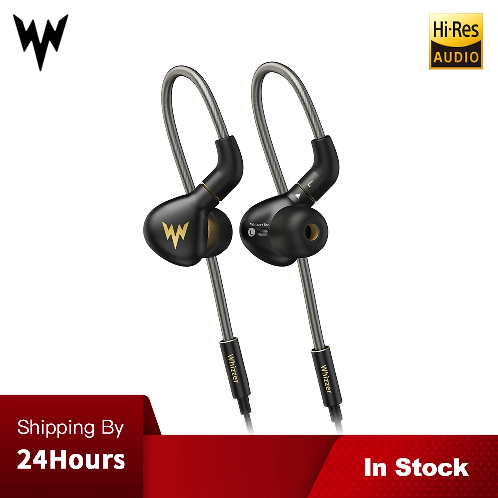 Whizzer A15 Pro HIFI наушники 1DD Hybrid IEM технология в уши с MMCX сменный кабель дизайн корпус из алюминиевого сплава
