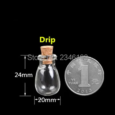 100pcs Mini Cute Clear Empty Glass Bottles With Cork Stopper Essential Oil Jars Small Wishing Bottle DIY Gift Tools Packaging | Красота и