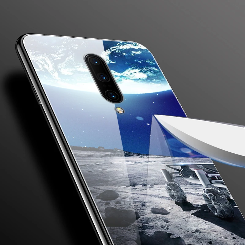 Чехол для Oneplus 7 Pro чехол из закаленного стекла жесткая задняя крышка One Plus Oneplus7 1 +