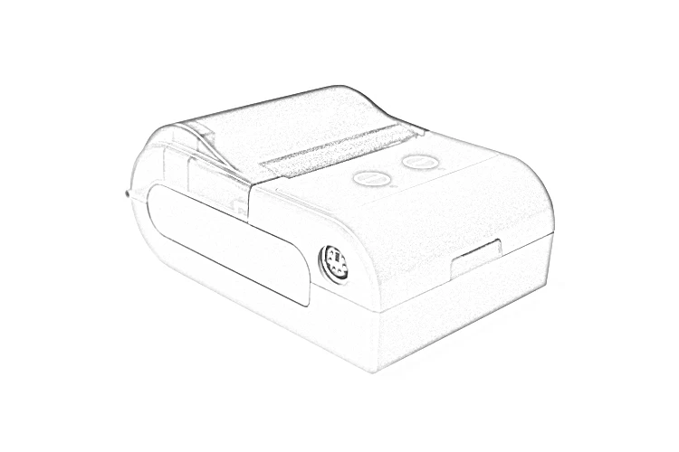 ZKC 5804 58 мм Bluetooth 2 0 мини телефон с перезаряжаемой батареей|phone printer|cell phone printermini