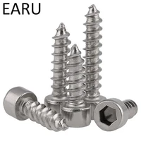 stainless steel 304 cup hexagon hexsocket plug head self tapping tapping screw bolt m3 5
