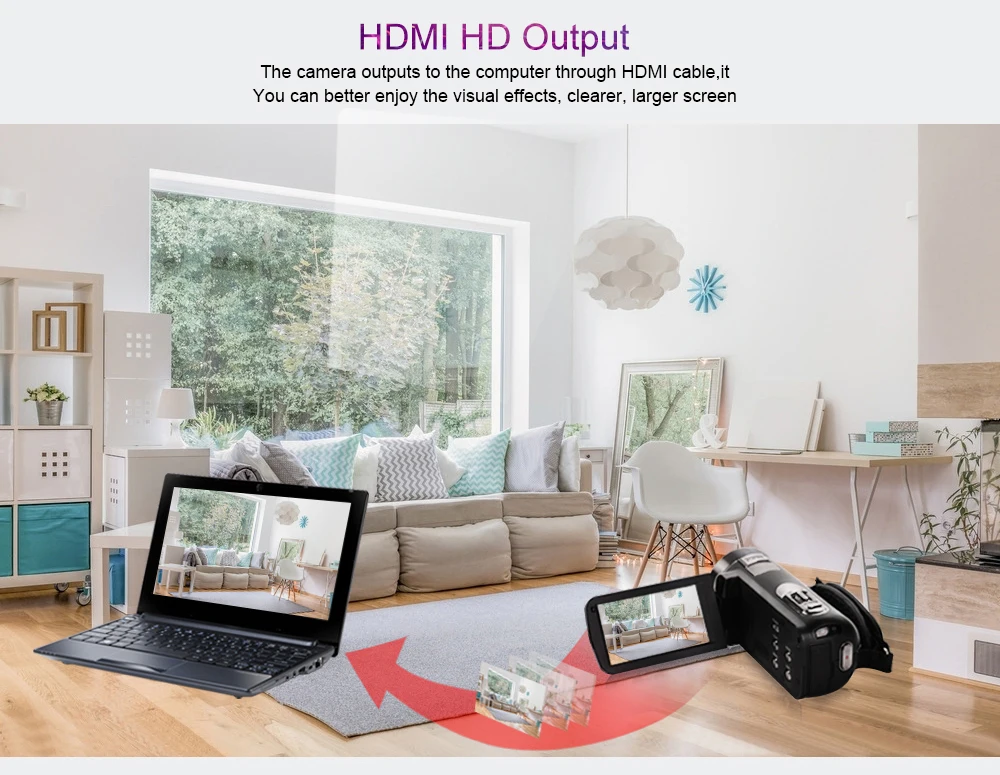 ORDRO HDV-Z8 цифрового видео Камера 3," TFT ЖК-дисплей Сенсорный экран видео Камера s HD видеокамера Камера 24MP hdmi-выход