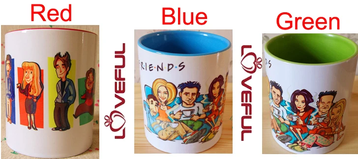 Новых друзей ТВ показать серии Керамика Кофе Чай чашка кружка &quotдрузья&quot