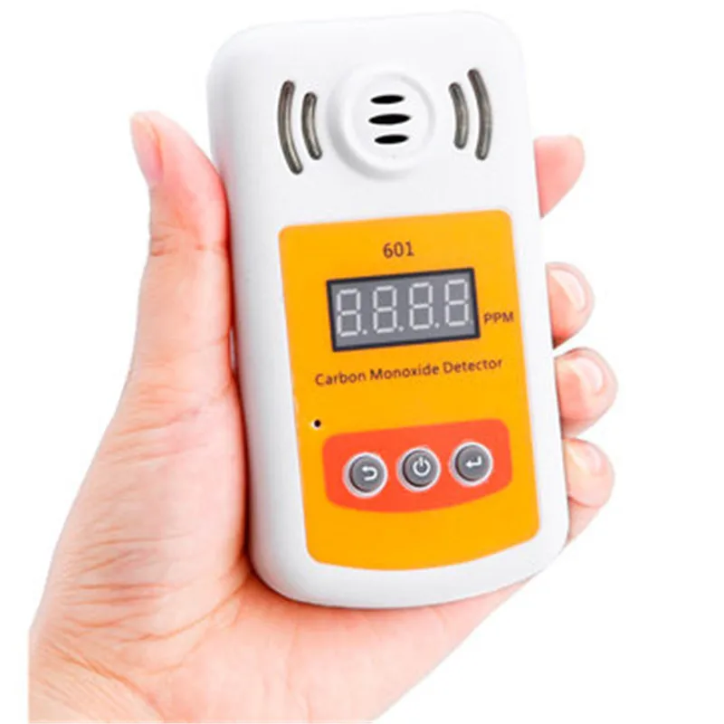 Мини детектор угарного газа CO утечки со звуком и светильник 18 5x8x5 см|leak detector|gas leak