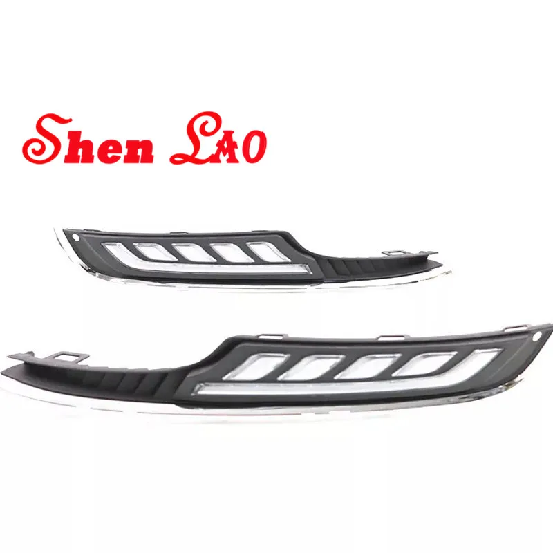 ShenLao LED Daytime Running Light For Volkswagen Golf 7 MK7 2015 2016 Car Accessories Waterproof ABS 12V DRL Fog Lamp Decoration |