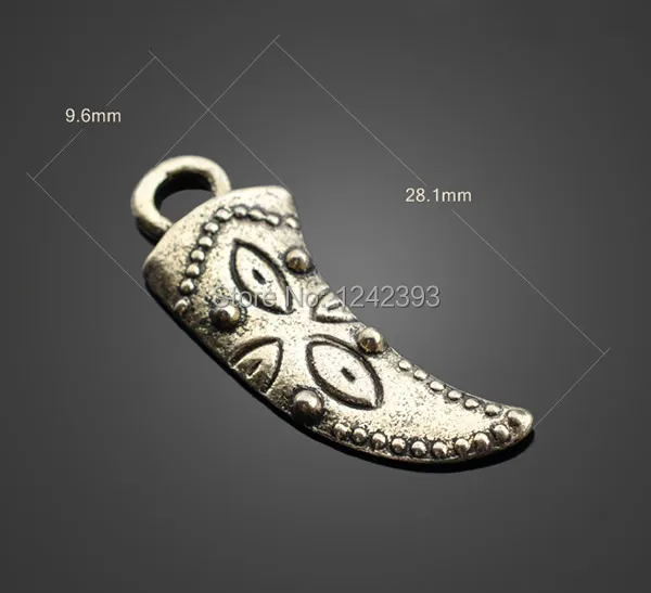 Free shipping!!!Zinc Alloy Pendants Luxury Cayenne antique bronze color plated nickel lead &amp cadmium free 9.60x28.10mm | Украшения и