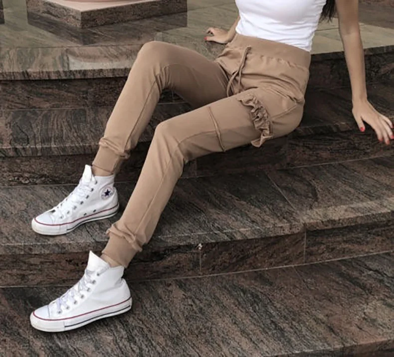 Весенние осенние и зимние новые модные свободные штаны для девочек женские брюки