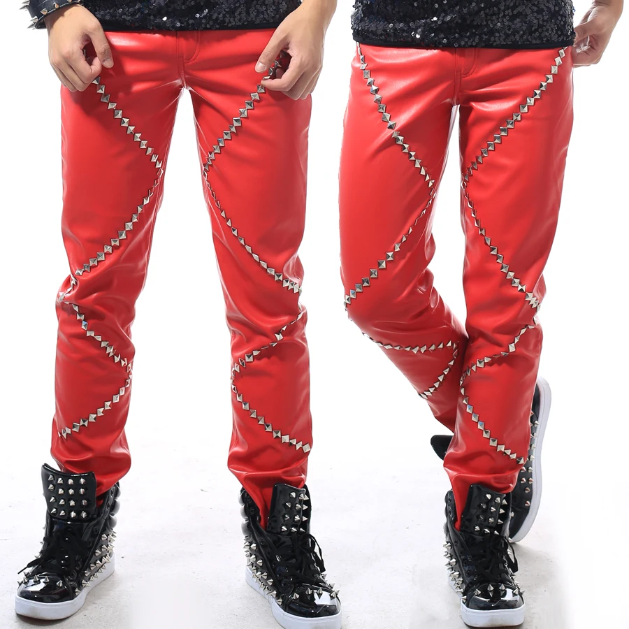 2016 ночной бар мужчины певец DJ сценический костюм в стиле хип-хоп тонкие брюки