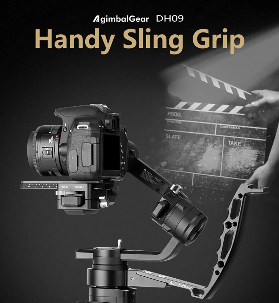 AgimbalGear DH-09 удобная рукоятка для DJI Ronin S Gimbal, стабилизатор аксессуары ручка для видео шеи кольцо адаптер крепление