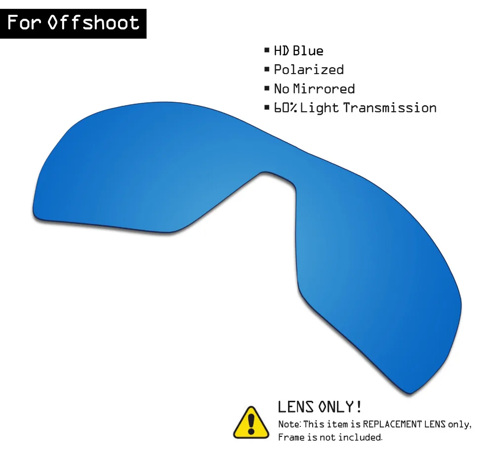 

SmartVLT Sunglasses Replacement Lenses for Oakley Offshoot - HD Blue