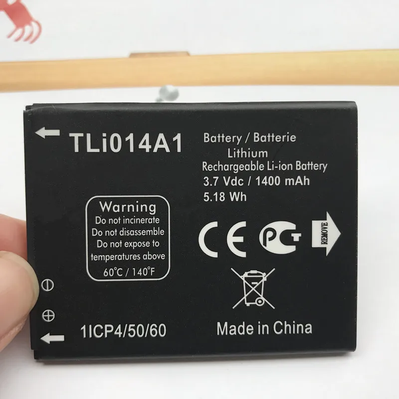 Аккумулятор 1400 мач для Alcatel TLi014A1 CAB31P0000C1 TCL ONE TOUCH 4012/X FIRE M POP 918 1 2 5 3 |battery for alcatel|battery