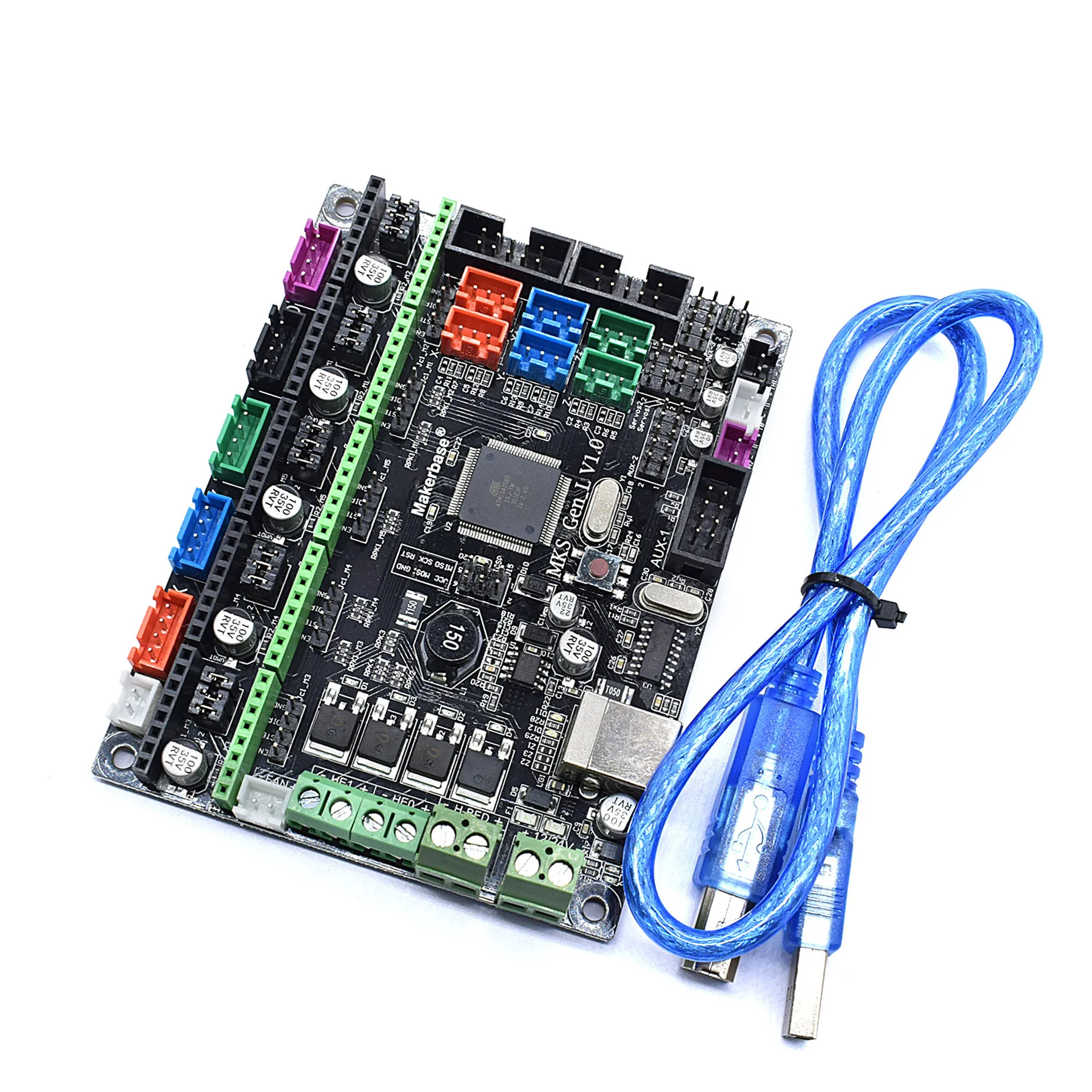 MKS Gen L V1.0 controller board integrated mainboard compatible Ramps1.4/Mega2560 R3 DRV8825/TMC2100 for tevo 3d printer parts
