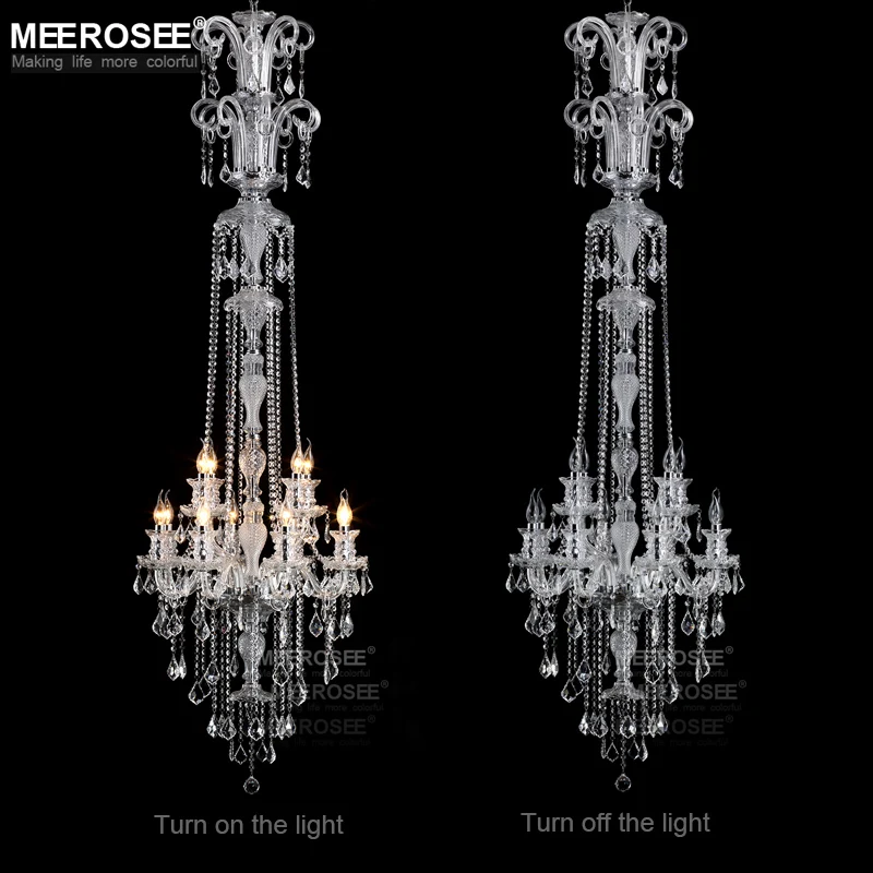 Contemporary Clear Crystal chandelier lights Galaxy Long Cristal suspension lamp Glass lighting fixture 100% Guaranteed lustre | Лампы и