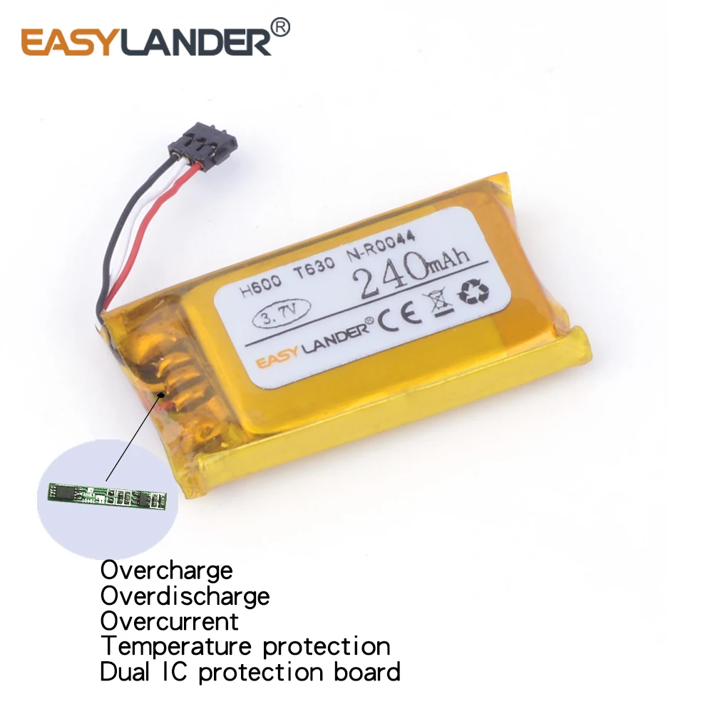 Easylander сменный литий-полимерный аккумулятор 3 7 в 240 мА · ч для беспроводной
