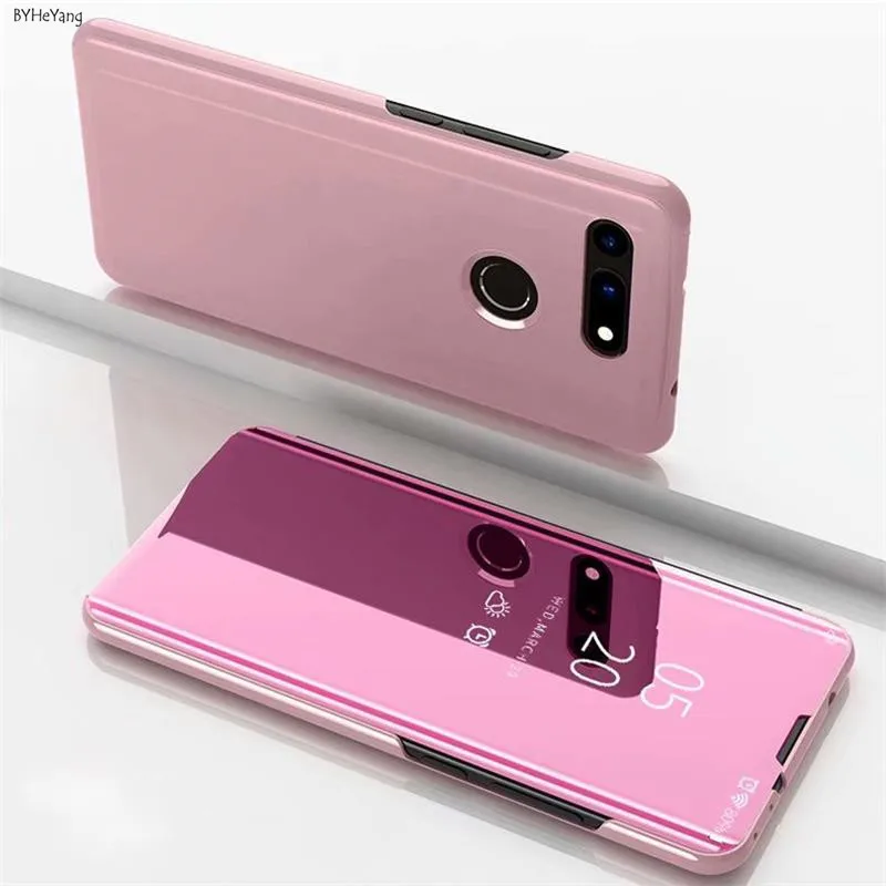 Honor View 20 Case For Huawei V20 Luxury Flip Stand Clear Mirror Phone View20 V |