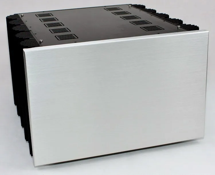 C-016 CNC все алюминиевые шасси чехол коробка шкаф для DIY аудио усилитель мощности 425 мм* 407 мм* 260 мм 425*407*260 мм