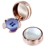 hawson rose gold color button cover mother pearl cover button for mens clothing accessory
