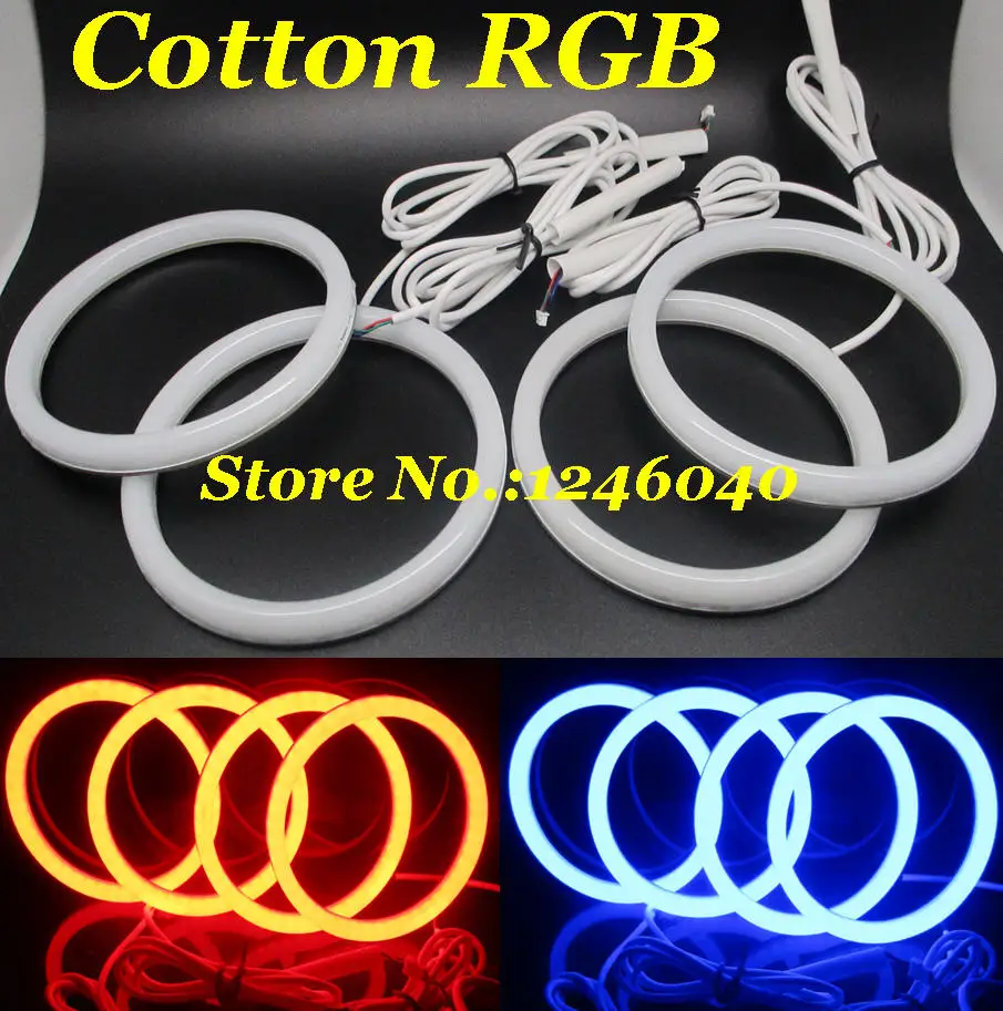 Комплект хлопковых колец с дистанционным управлением ангельские глазки RGB для BMW