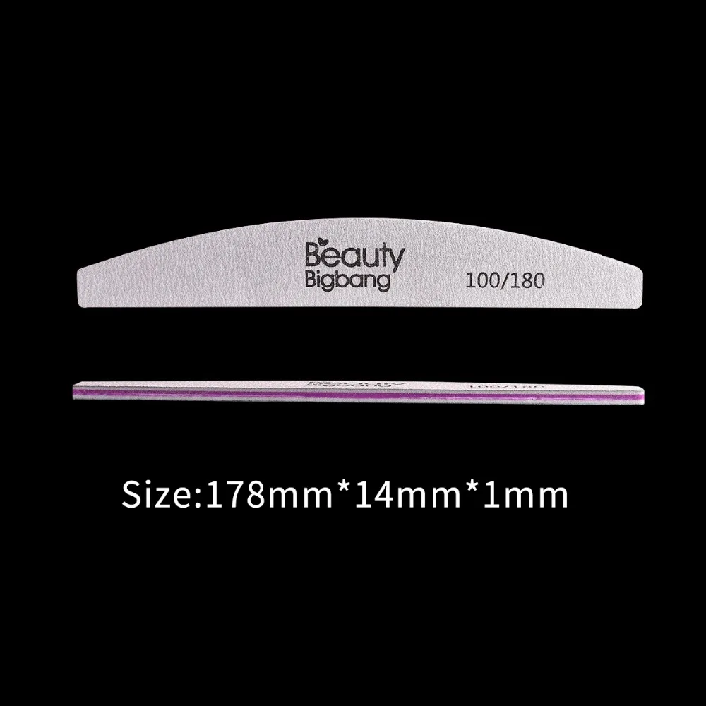 BeautyBigBang 1 шт. пилка для ногтей шлифовальный буферный блок для педикюра маникюрный полировальный лак Инструменты Профессиональные двухсторонние пилки для ногтей