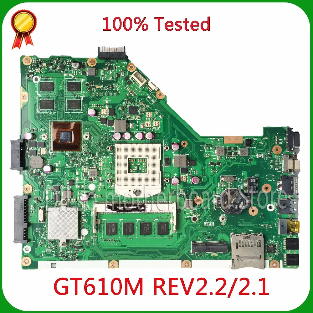 KEFU X55VD для ASUS материнская плата ноутбука оригинальная DDR3 2G/4G RAM rev2.1/rev2.2 работа 100%