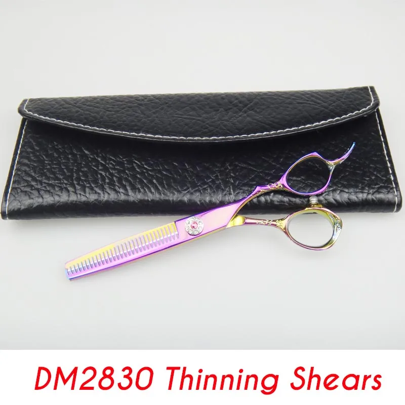 DM2830 Thinning JOHN Razor, острые Профессиональные парикмахерские ножницы, японские, ATS314, кобальтовый сплав, сталь, ножницы для волос, для парикмахеров, резка, истончение - Цвет: DM2830 Thinning