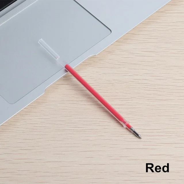 5PCS Red Refill GENKKY 8 цветов на выбор 0,5 мм Kawaii пилот стираемую ручка волшебный гель ручка Школа Офис письменные принадлежности студент канцелярские - Цвет: 5PCS Red Refill