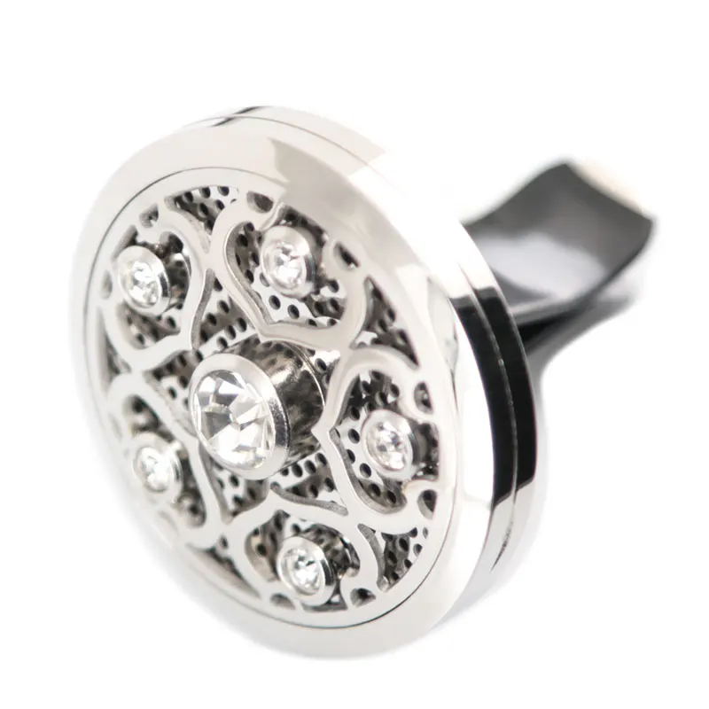 Аксессуары для автомобиля серебряный кристалл 38 мм диффузор из нержавеющей