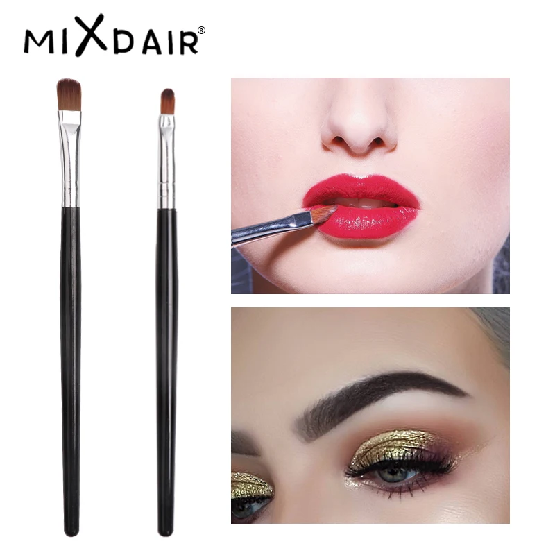 Mixdair набор кистей для макияжа губ и бровей профессиональный косметический