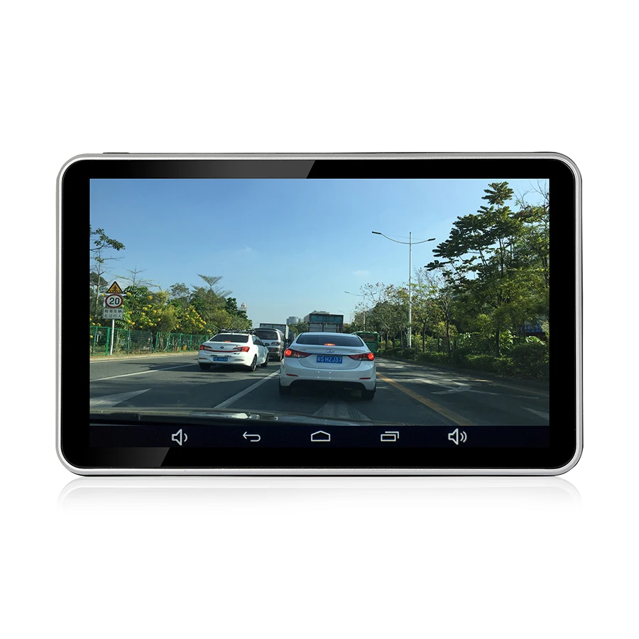 Udricare 7 дюймов gps Android Wi-Fi Bluetooth навигации DVR 16 ГБ Quad-core Двойной объектив вид сзади