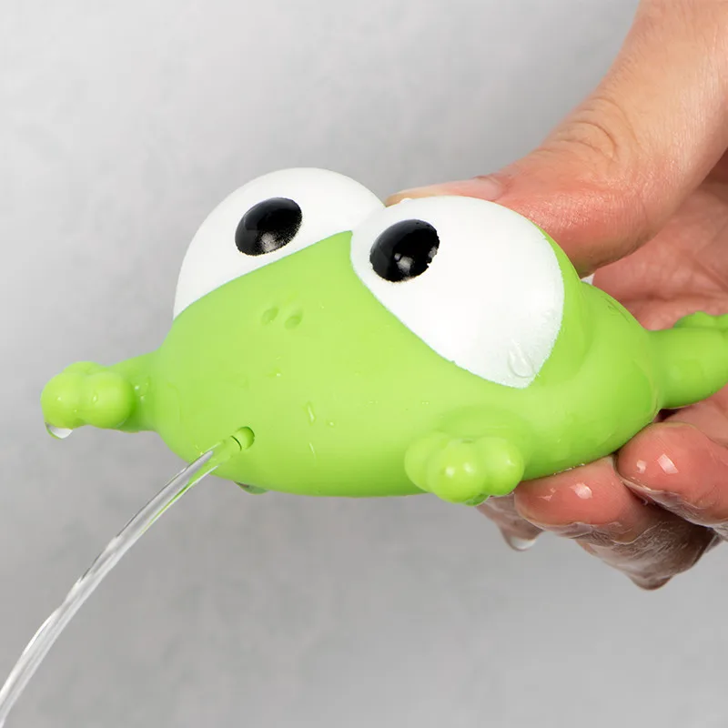 1 шт. детская резиновая игрушка лягушка|bath toys for babies|baby bath toysbath |