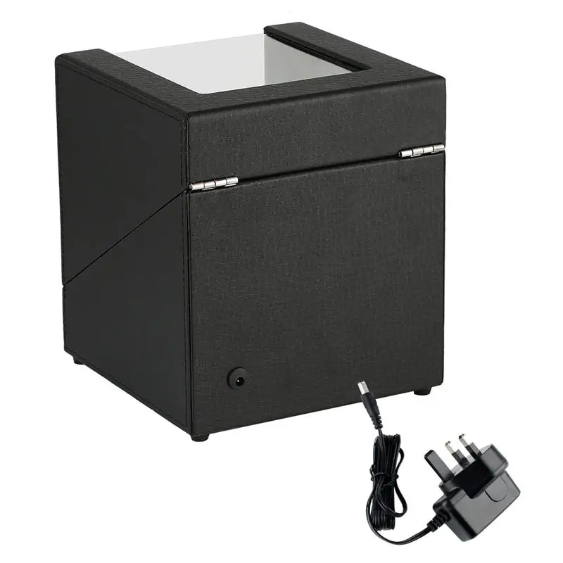 Роскошные Страусиные кожаные часы Winder Box пять режимов высококлассный мотор