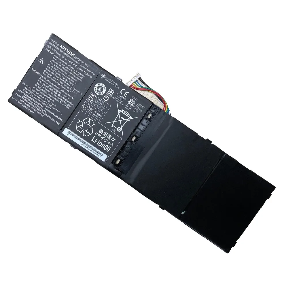 Новая Оригинальная батарея для ноутбука 15 в 53 Вт/3560 мАч AP13B3K|battery for acer aspire|battery