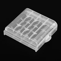 portable plastic lithium battery storage box case holder for 10440 battery container