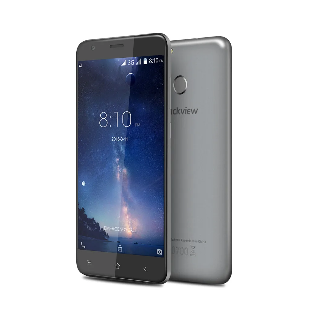 Blackview E7S Мобильного Телефона Android 6.0 MT6580 Quad Core 2 ГБ 16 Мобильный Телефон 5.5 Дюймов 8.0MP