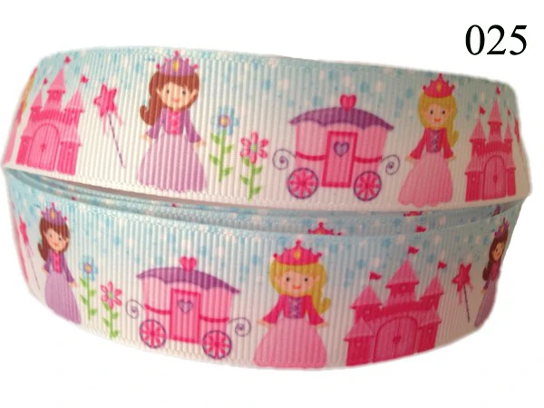 5 м/лот мультфильм напечатанный Grosgrain ленты 7/" 22 мм пробки для бутылок DIY ручной работы подарочная упаковка декоративные ленты Шитье - Цвет: 025