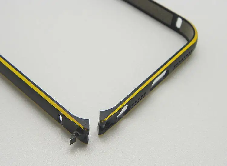 100 шт./лот бампера металла Для iphone 5 5s телефон case ультра-тонкий металл sea horse пряжка