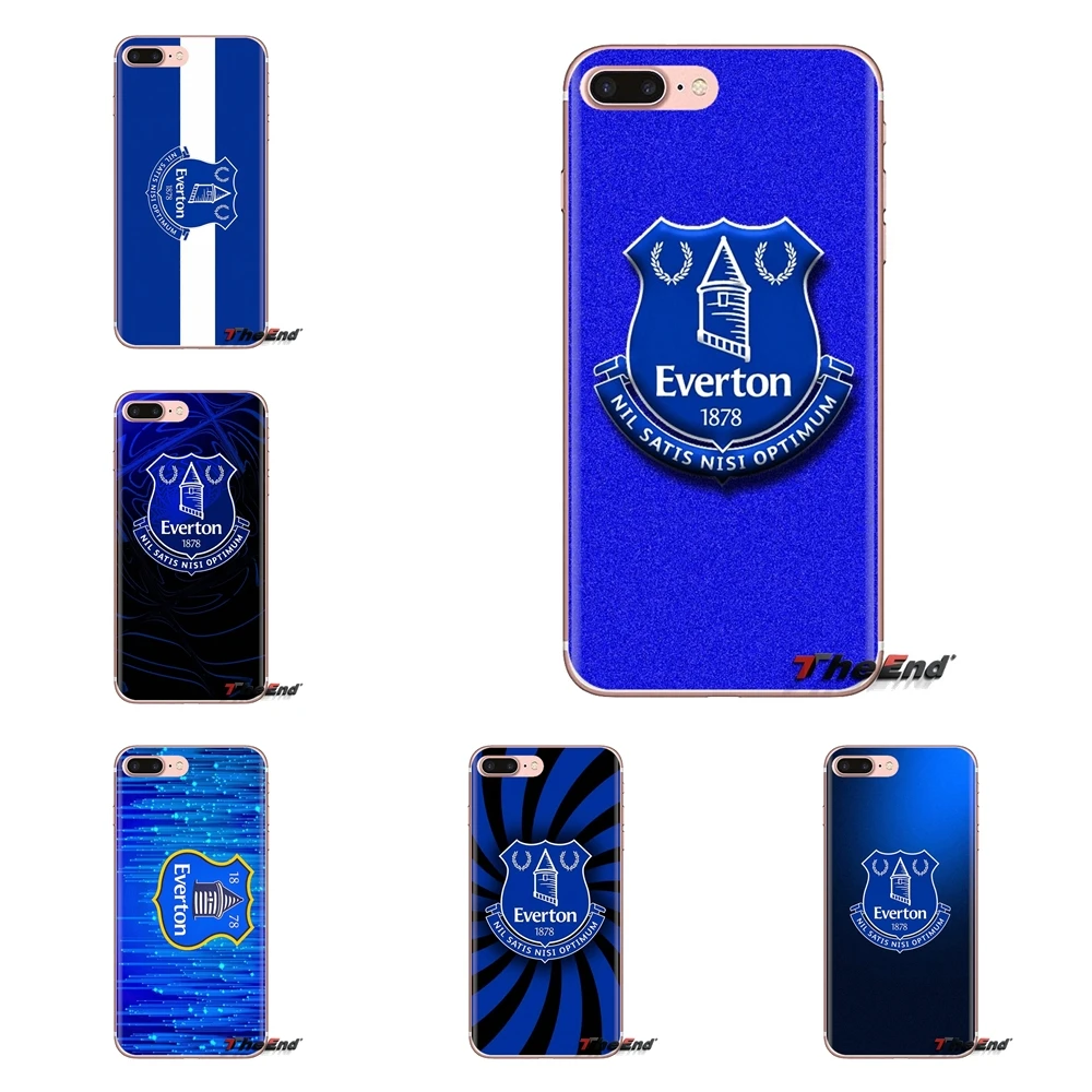 Прозрачный чехол из ТПУ с логотипом футбольной команды Everton для Huawei Mate Honor 4C 5C 5X 6X 7
