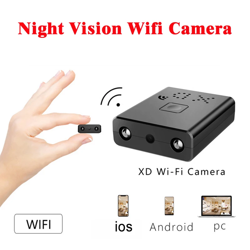 Мини камера видеонаблюдения HD 1080p с поддержкой Wi Fi|Компактные видеокамеры| |