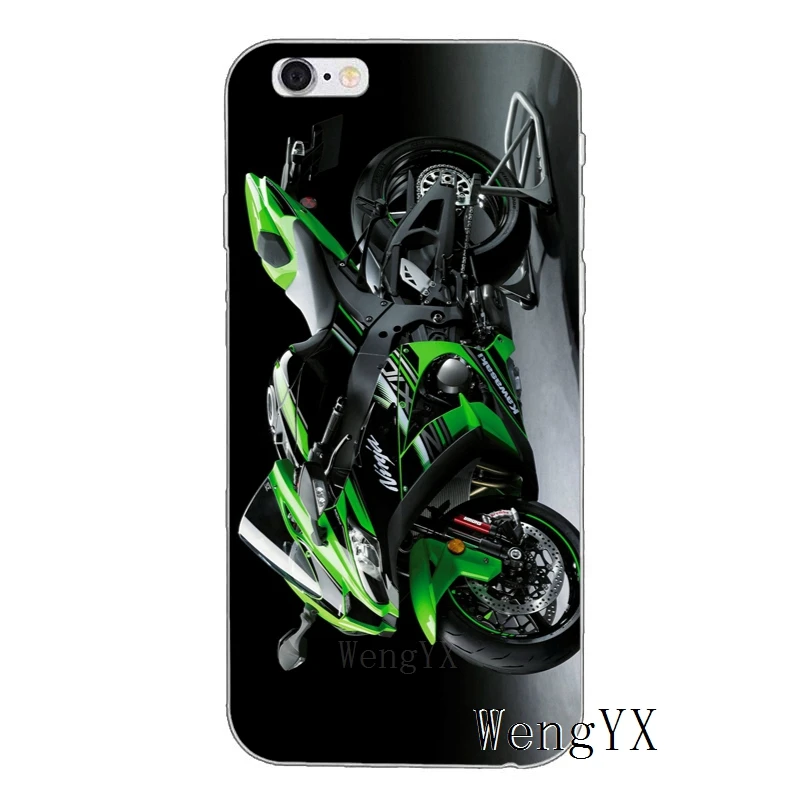 Kawasaki Ninja Zx R спортивный мотоцикл для samsung Galaxy Note 9 8 5 S10 S9 S8 S7 S6 edge Plus Lite S5 S4 S3 mini мягкий чехол для телефона - Цвет: Motorcycle-A-10