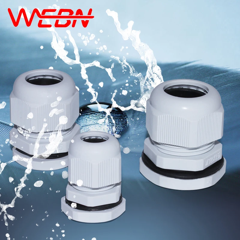 M12 * 1 5/M16*1 5/M18*1 5/M20*1 5/M22*1 5/M24*1 5/M25*1 5/M27*1 5 IP68 водонепроницаемый нейлоновый пластиковый