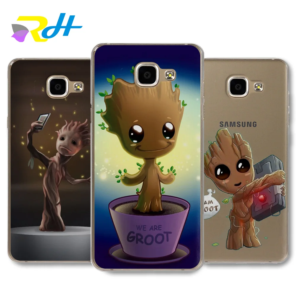 Мягкий ТПУ чехол для Samsung Galaxy A7 2018 Coque Etui Guardians of the A10 20 30 40 50 70 A6 A8 Plus | Мобильные