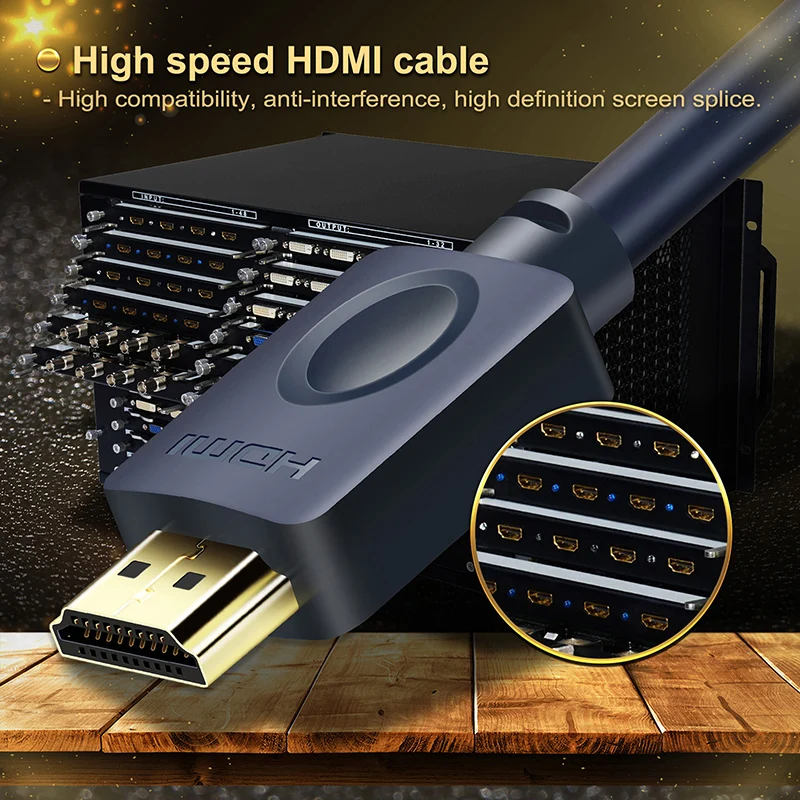 Кабель-удлинитель HDMI 4k 2,0 60Hz 3D UHD Pro HDMI M/F УДЛИНИТЕЛЬ CL3 тройной экранирующий кабель для HDTV PC мониторов C121