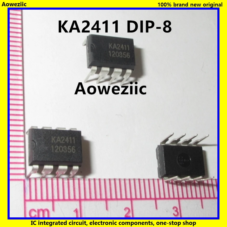 

10 шт./лот KA2411 2411 DIP-8-это биполярный чип, предназначенный для замены телефонного звонка, новый оригинальный продукт