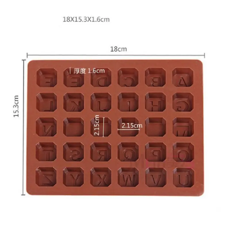 Силиконовая форма для мыла шоколада 26 букв + 4 белых доски | Дом и сад