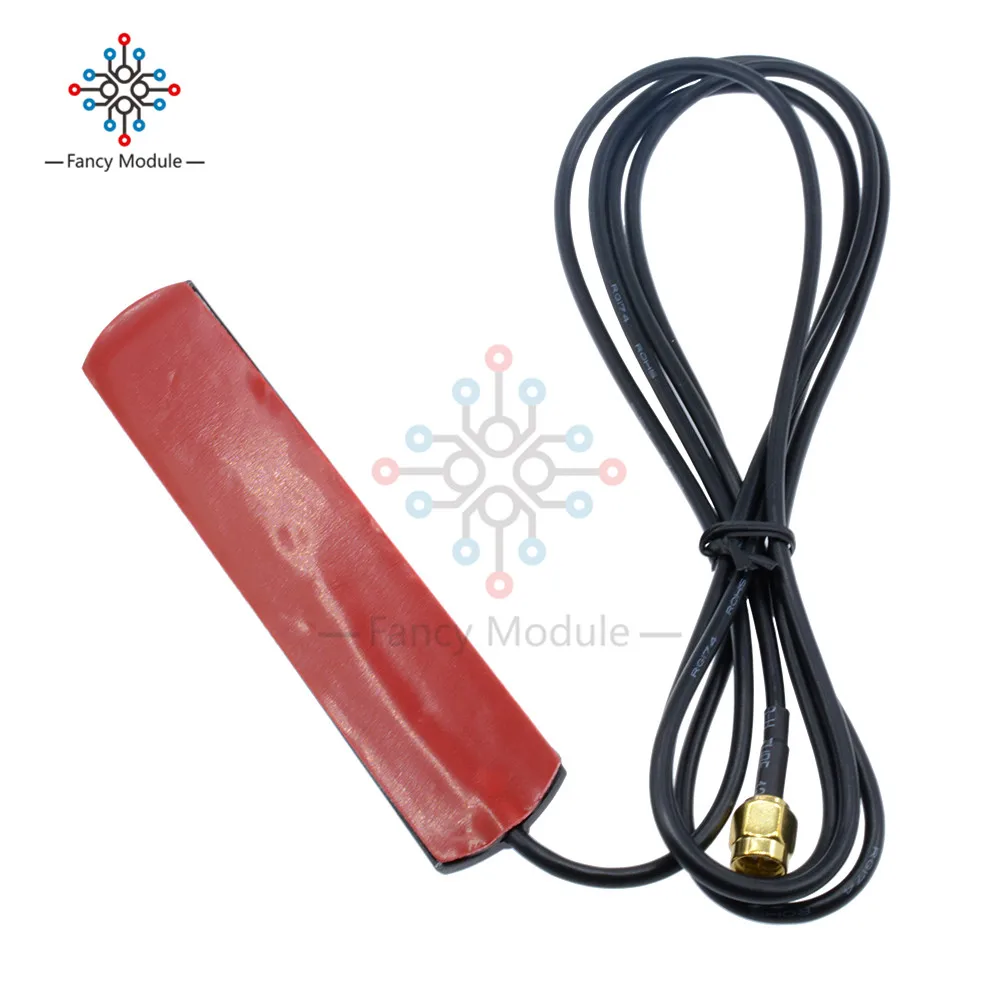 

GSM GPRS Antenna 433 Mhz 2.5dbi Cable SMA Male Universal DAB Patch Aerial