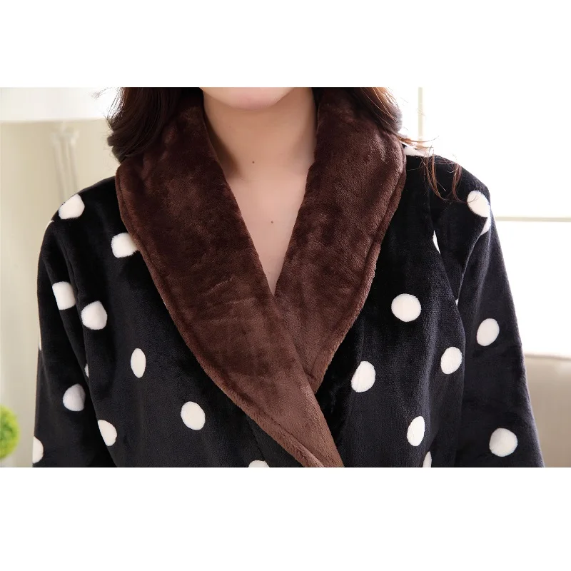 Пары на зиму теплые фланелевые банные халаты wo Для мужчин коралловые флисовые