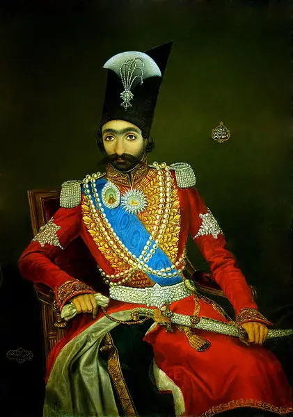 Картина Islam ART-портрет Насера аль-Дин шаха кадджара персидского короля 1857 принт