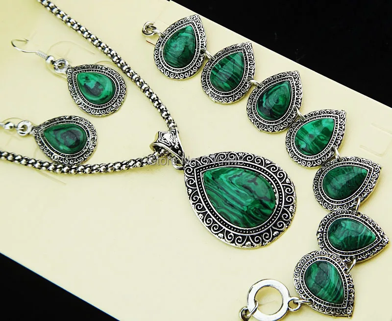 Бесплатная доставка 3 шт. винтажный античный серебристый с каплями воды