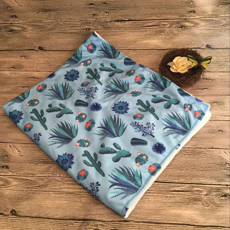 Baby Blanket Flowers Soft Flannelette Blankets Wearable DOM837 | Аксессуары для одежды