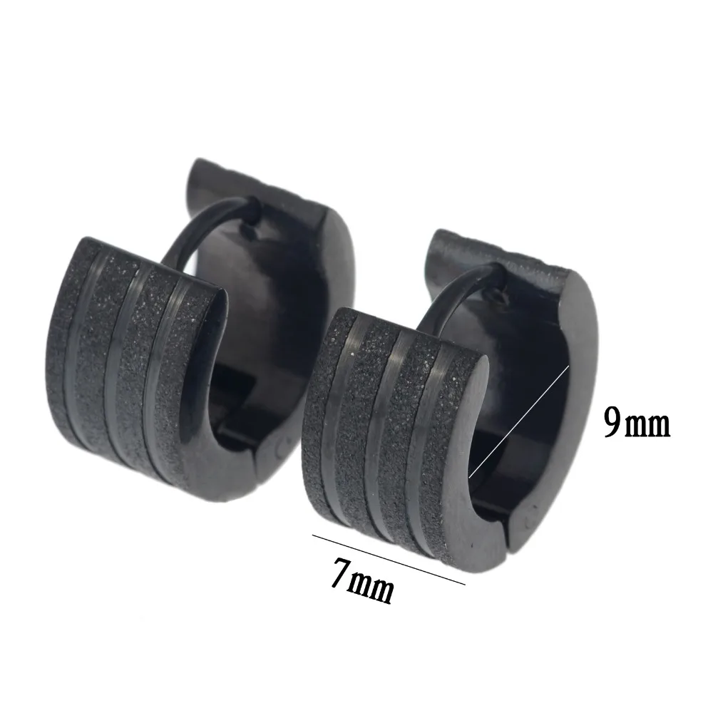 Готические панк-гвоздики 1 пара из нержавеющей стали для мужчин и женщин модные